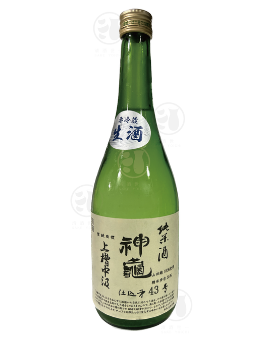 神亀 上槽中汲 純米酒 720ml Alc. 17.5% 入樽日期：04/23